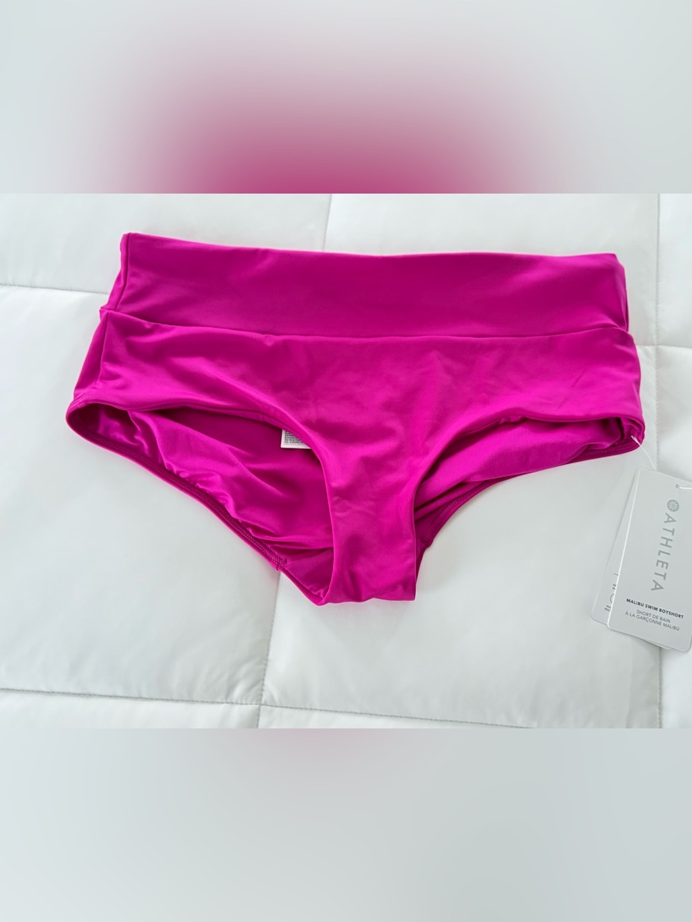 Athleta Malibu Swim Boyshort-SML
